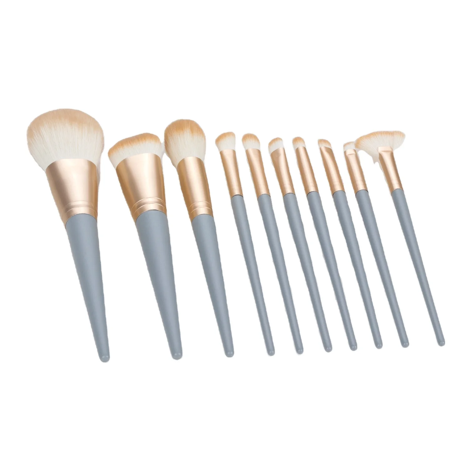 

Hot sale foundation blue makeup brush set make up sets private label