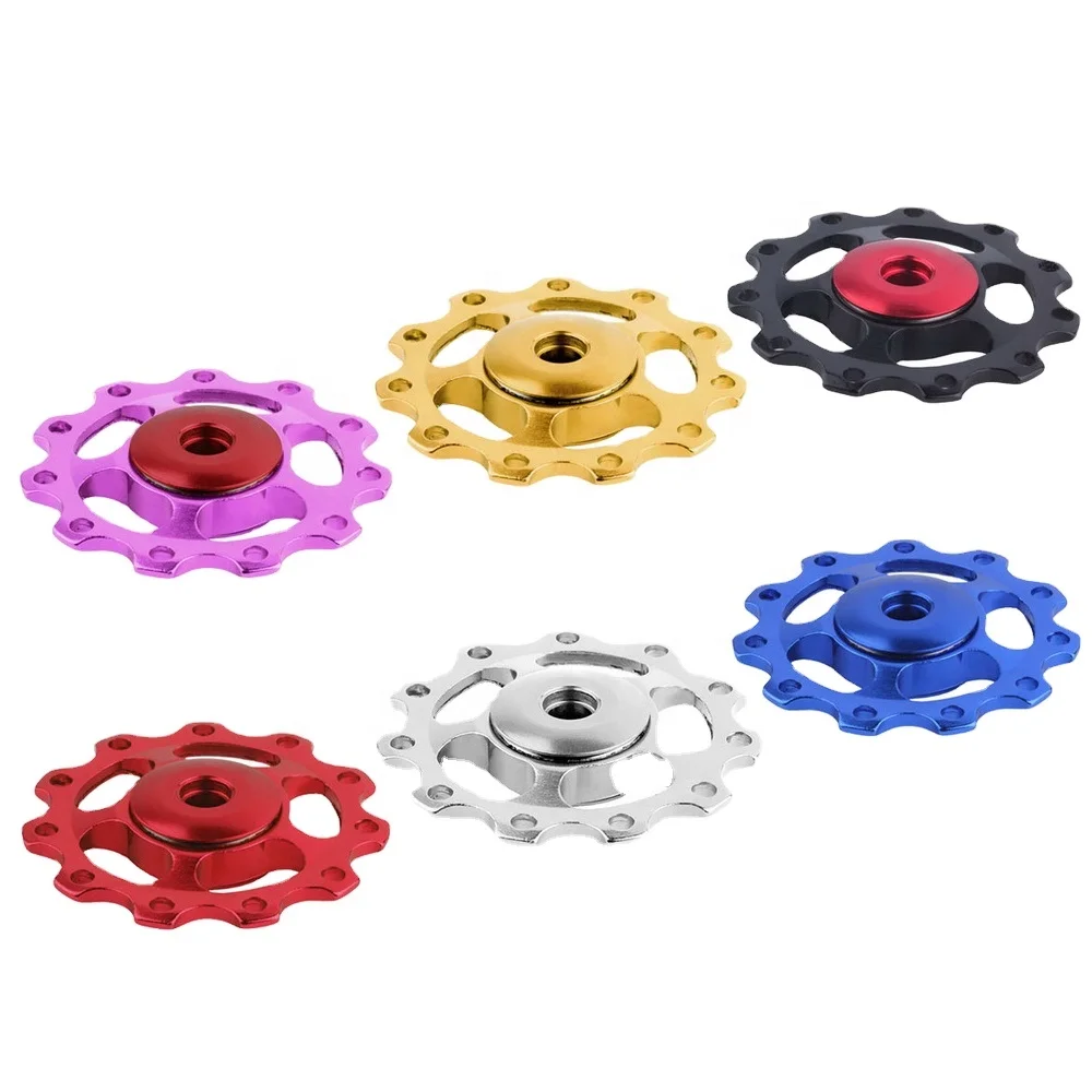 

TY New Ultralight MTB Aluminum Alloy Bike Bearing Jockey Wheel Rear Derailleur Pulleys Outdoor Bicycle Parts, Customized