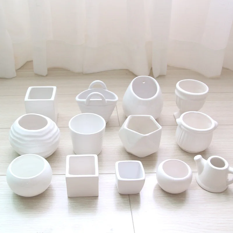 
Wholesale cheap ceramic flowerpot household decoration flower vase high-grade glazed ceramic flowerpot artificial flower bonsai 