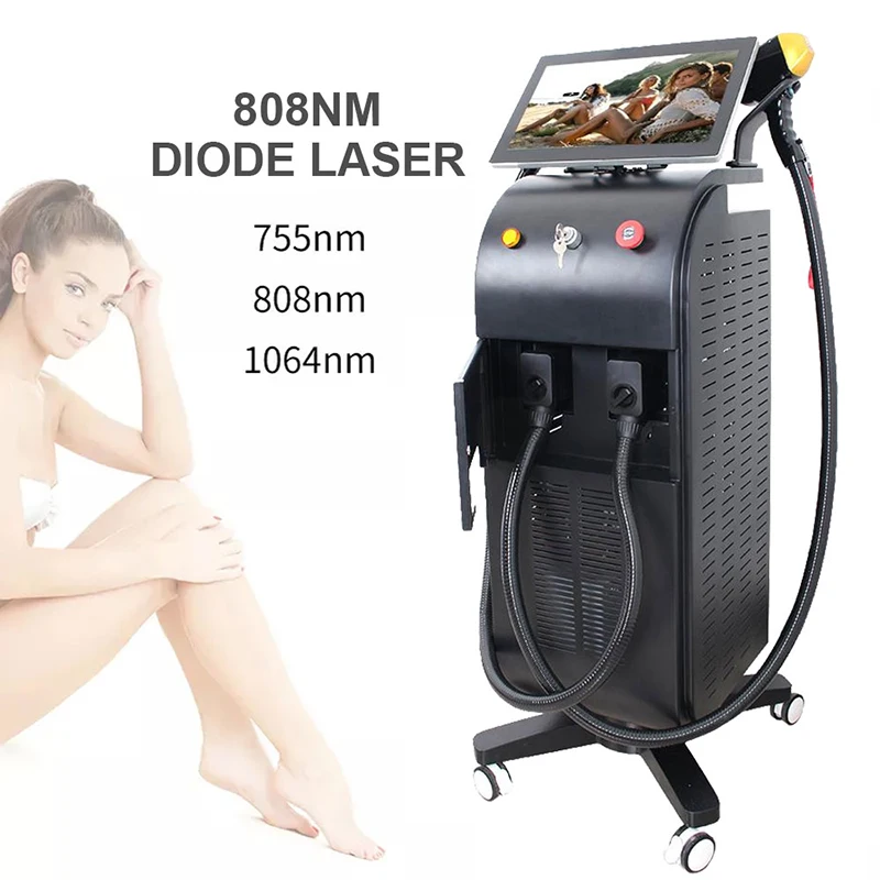 

Germany bars body hair removal 755 808 1064 diode laser electric hair removal machine epilator