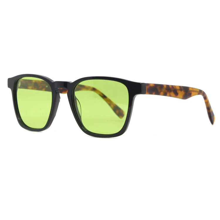 

95231 Fashion Unisex Acetate Polarized Square Sunglasses