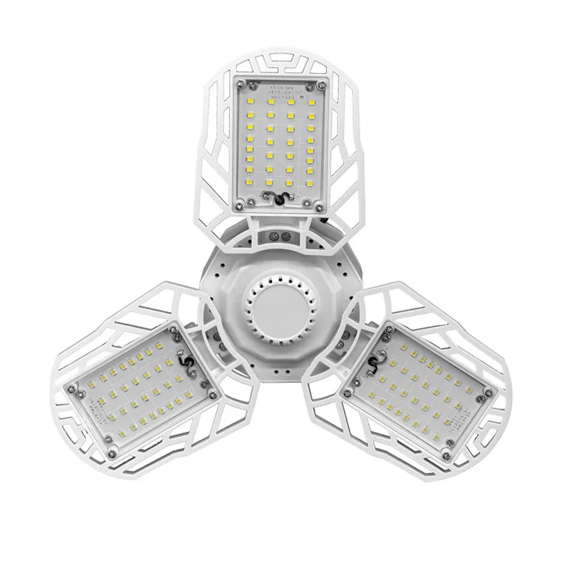 
Wide pressure smart sensor fan blade bulb lamp constant bulb LED folding garage light 