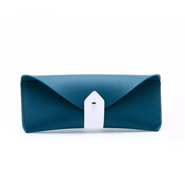 

New fashion eyewear bag custom private logo sunglasses case soft pu leather glasses pouch