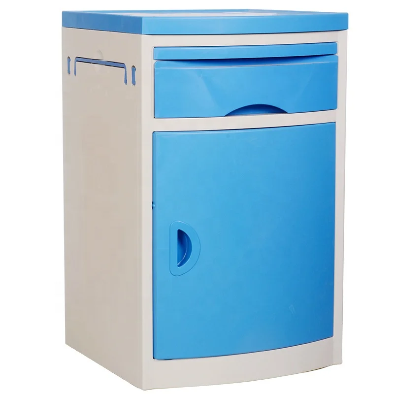 

Manufacturers Factory wholesale Hot sale Medical equipment ABS plastic hospital bedside cabinet table customizable