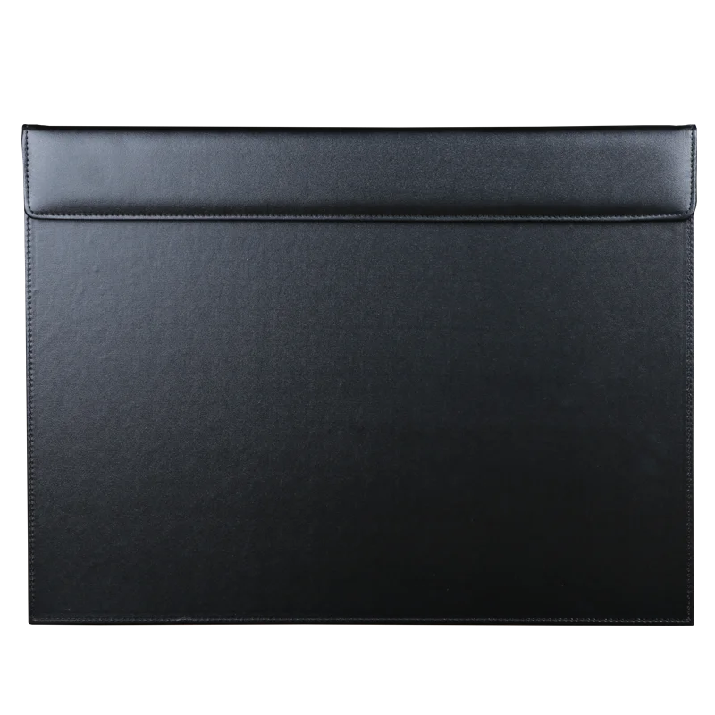 

Office Supplies Rectangle Black Leather Desk Pads Clipboard A3 Desk Pads