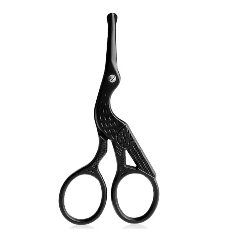 

1-2-4 eyebrow trimmer scissors, Silver/black