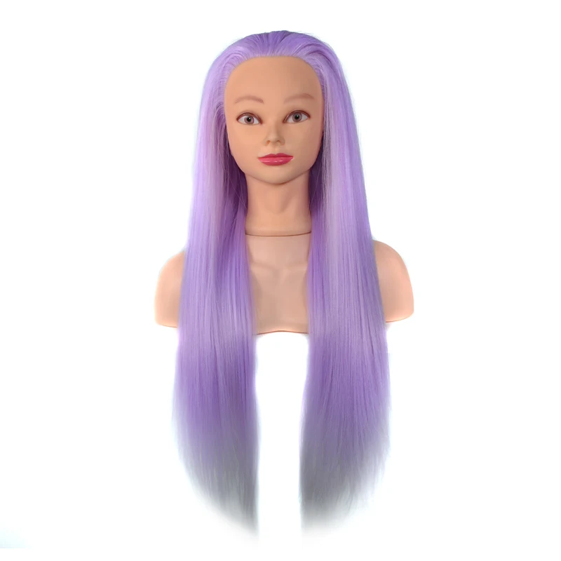 
Yaki Straight Training Head With Long Thick Hairs Practice Makeup Hairdressing Mannequin Dolls Styling Maniqui Tete for Sale 