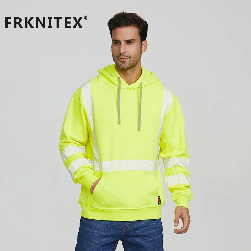 

FRKNITEX free shipping custom clothing mens hoodie for work wear, Yellow
