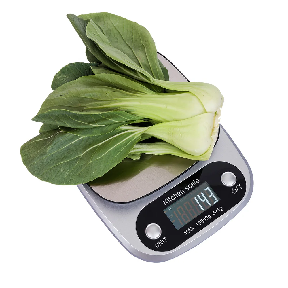 

New Style Auto off Fruit Vegetable Digital Electronic Balance 11Lb oz Weighing Kitchen Scale with stainless steel platform