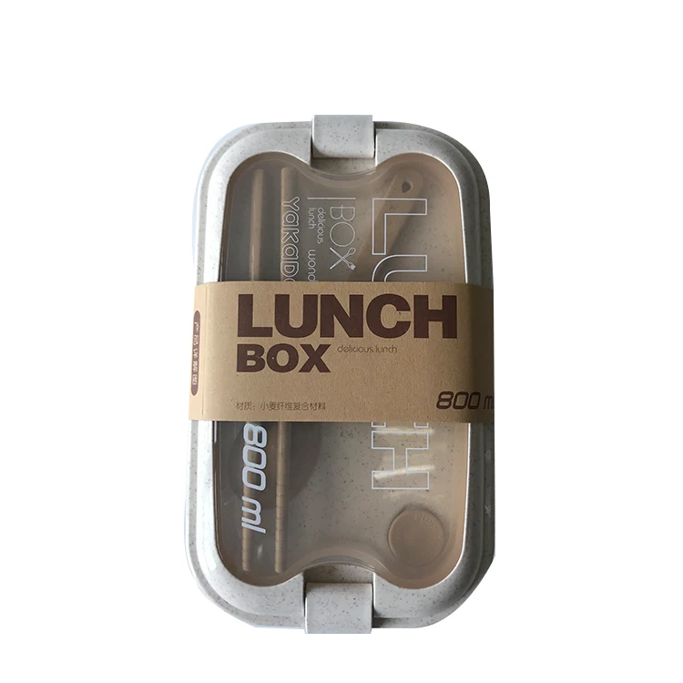 Customizable Insulated Bento Wheat Straw Lunch Box
