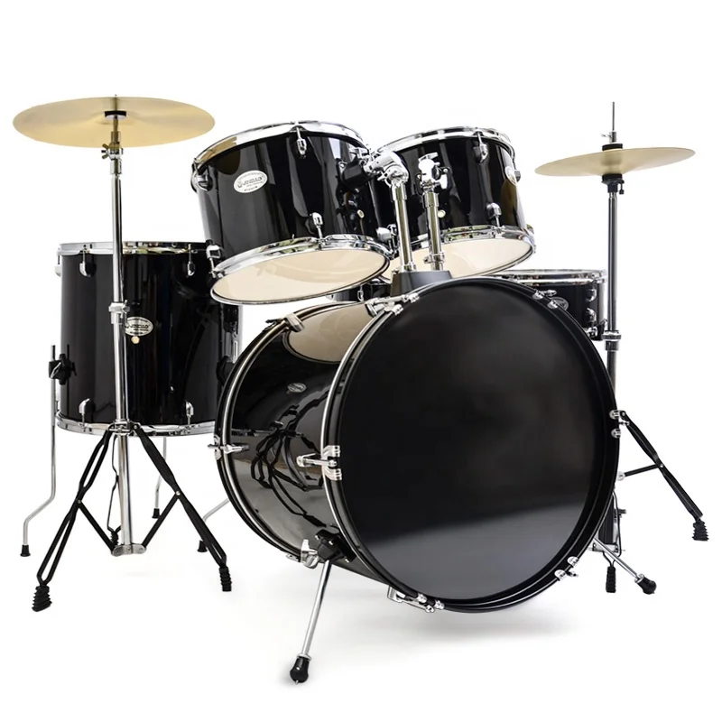 

Jazz drum chinese supplier acoustic professional custom musical drum set, Red/black/blue