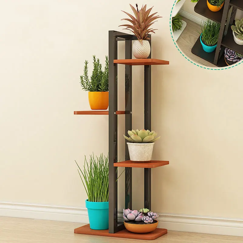 

New Product Listing Metal Design Balcony Flower Pot Plant Stands