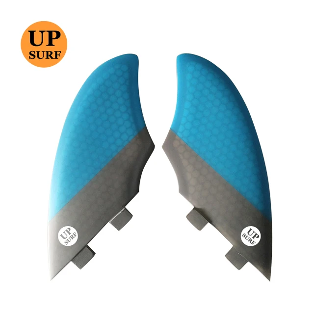 

Fashion New Surfboard Fins Customized Twin FCS Fins Honeycomb Surf Fins, Grey,white