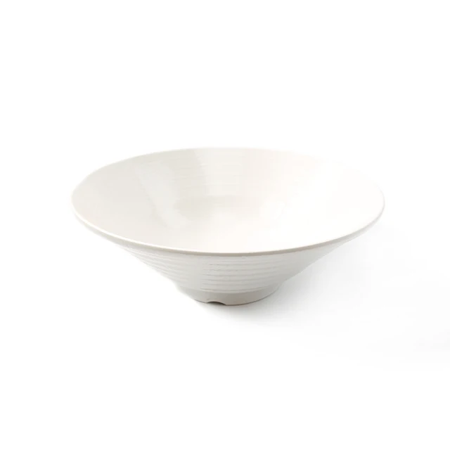 

Custom Large White Korean Melamine Soup Ramen Bowl