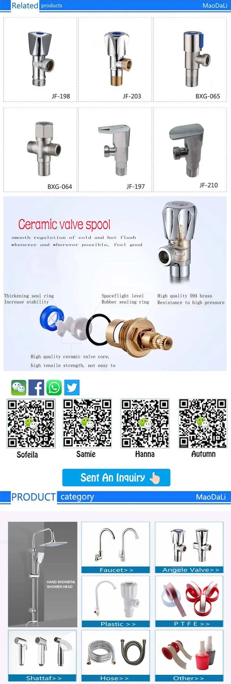 Bathroom Faucet Accessories Water Control Angle Valve Buy Bathroom Faucet Accessories,Angle