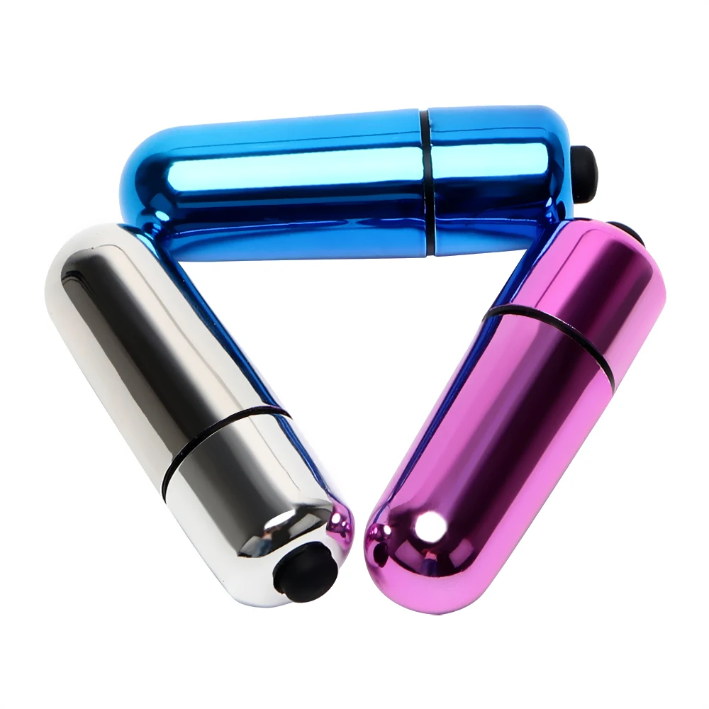 10 Speed Mini Vibrating Anal Plug Pussy Massager Electric Bullet Vibrator  for Woman
