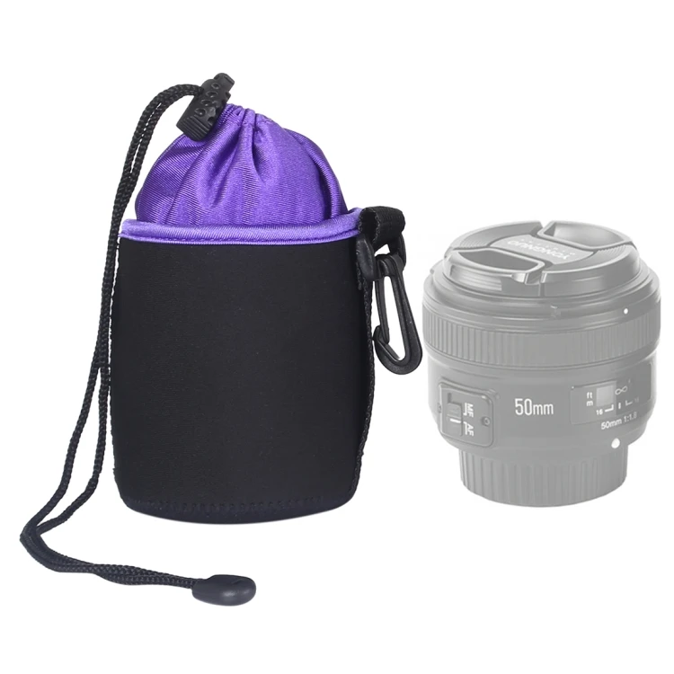 

Wholesale 8.5x10CM Waterproof Velvet Thickening SLR Camera Lens Bag Micro Single Lens Bag Lens Inner Bile Bag