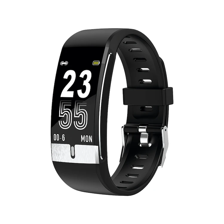 

e66 Thermometer Smart Watch IP68 Waterproof Fitness Band Heart Rate Tracker Smart Bracelet ECG PPG SPO2