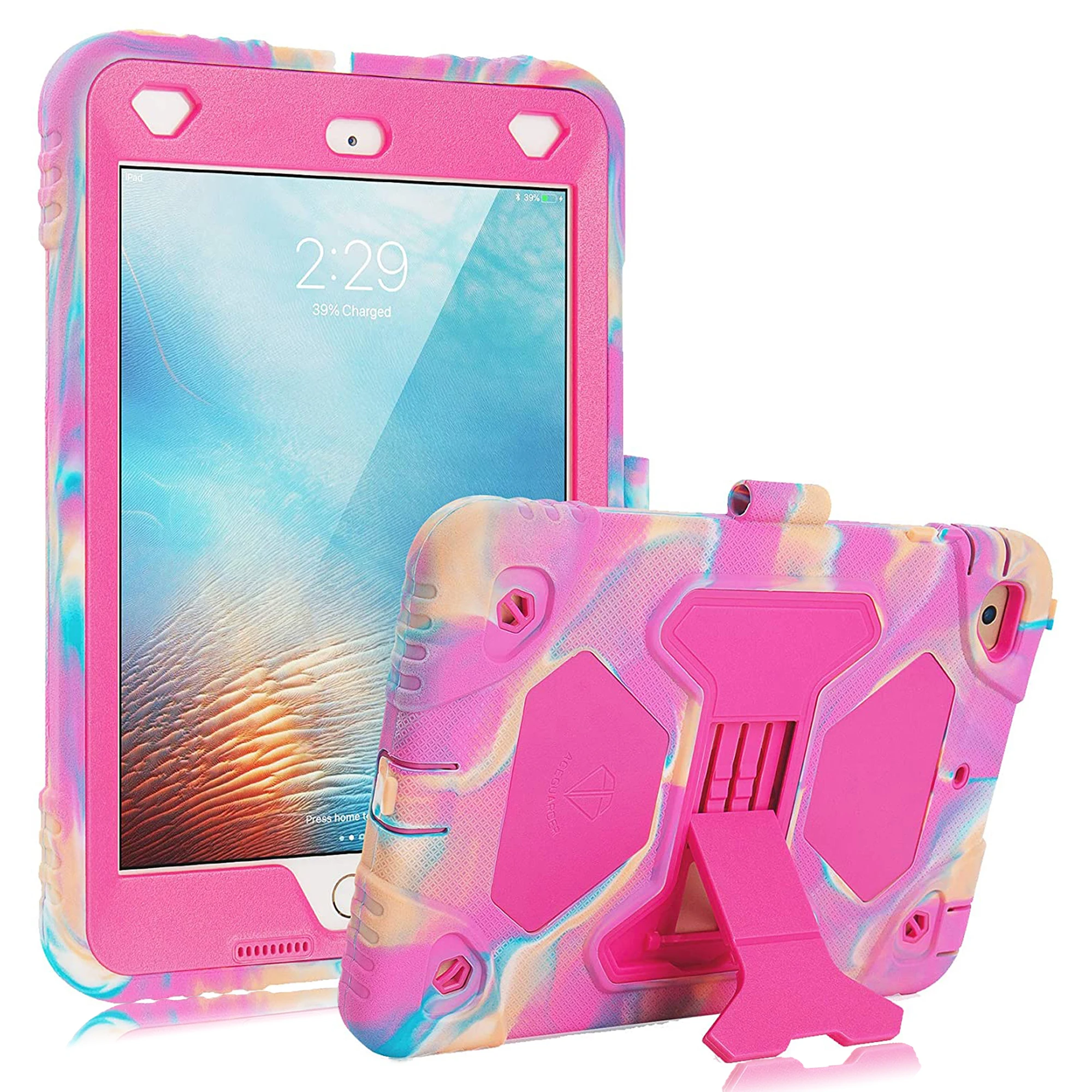 

Tablet Case Shockproof PC + TPU Stand Protective Cover for IPad Mini 1 2 3 Cover