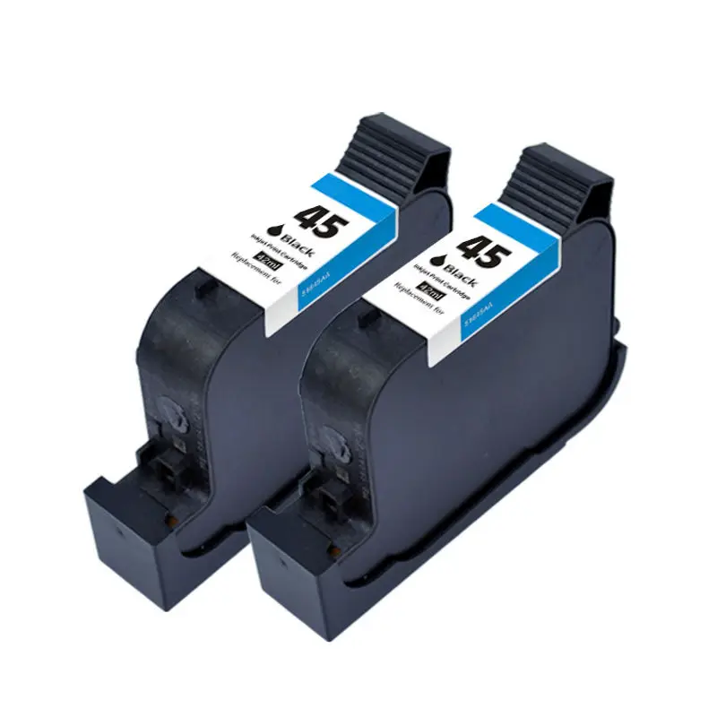 OCBESTJET 51645A Remanufactured Black Compatible Ink Cartridge 45 45si 45ai 45a for HP45 Deskjet 710c 830c Printer Full HP 42ML