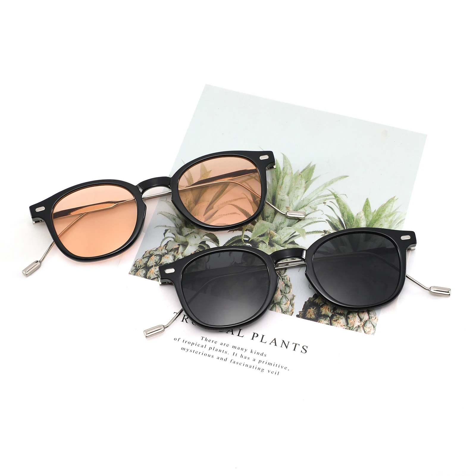 

2022 newest fashion round sunglasses women men eyewear shade sun glasses wholesale custom goggles, Custom color