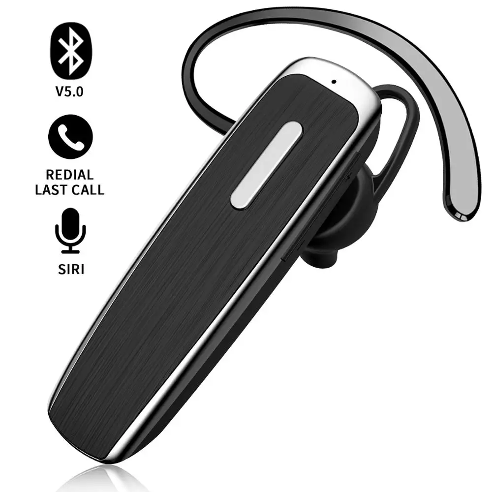 

New Bee LC-B30 CSR 5.0 High-definition Stereo Ear Hook Mobile in Ear Headphones Earphone, Black/gold/silver