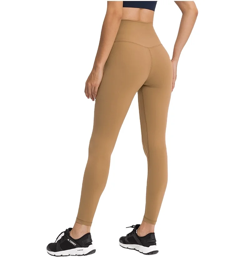 

BBDQ9037 Autumn new style double sided sanded sweatpants women high waist fitness leggings casual yoga leggings