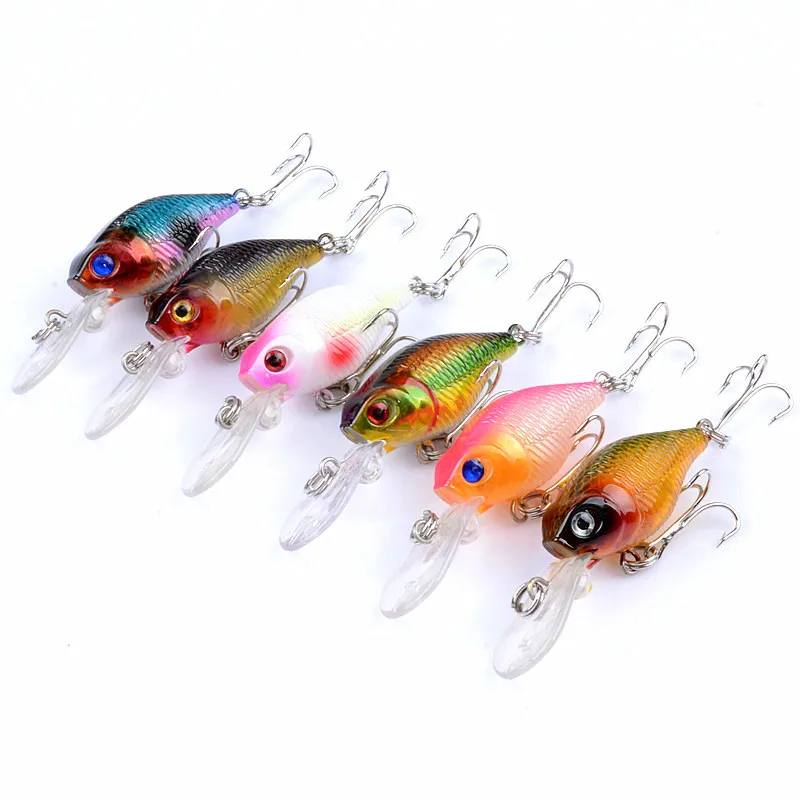 

60mm 4.5g Suspending Hard Bait Fishing Lures Crank Lure