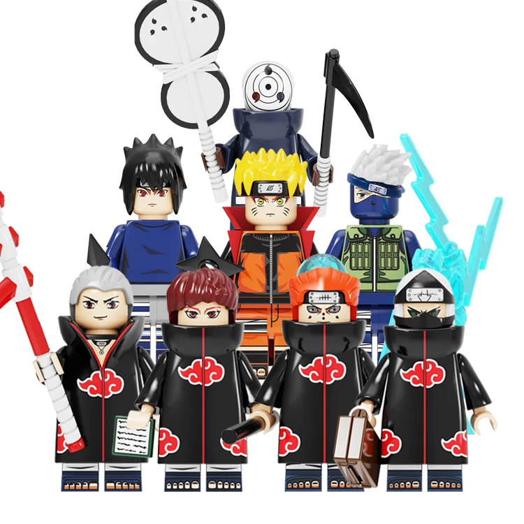 

Hidan Saaori Kakuzu Pein Uzumaki Japanese Anime Mini Action Building Blocks Figures For Children Toys CY1004