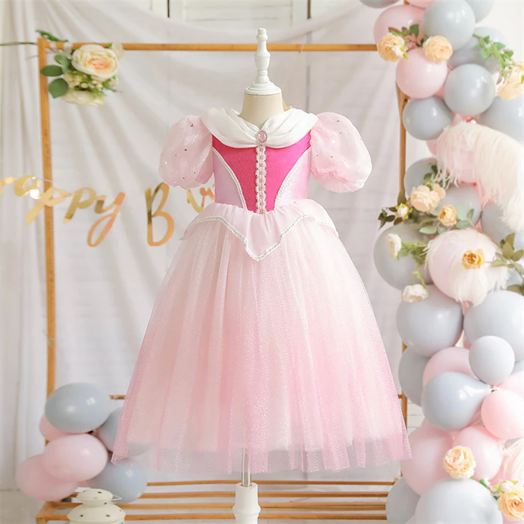 

RTS New Design Dresses Girls Party Princess Kids China Princess Costume Ready to Ship, Tiana