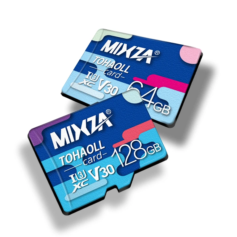 

Wholesale MIXZA card 8GB 16GB 32GB 64GB 128GB 256GB MIXZA Micro TF sd memory card Class10 U1 U3 C10 IP Camera Micro TF Cards