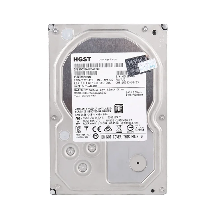 

HGST 7K4000 4TB 3.5 SATA HUS724040ALE640 7200RPM 64MB Enterprise Refurbished Internal Hard Disk