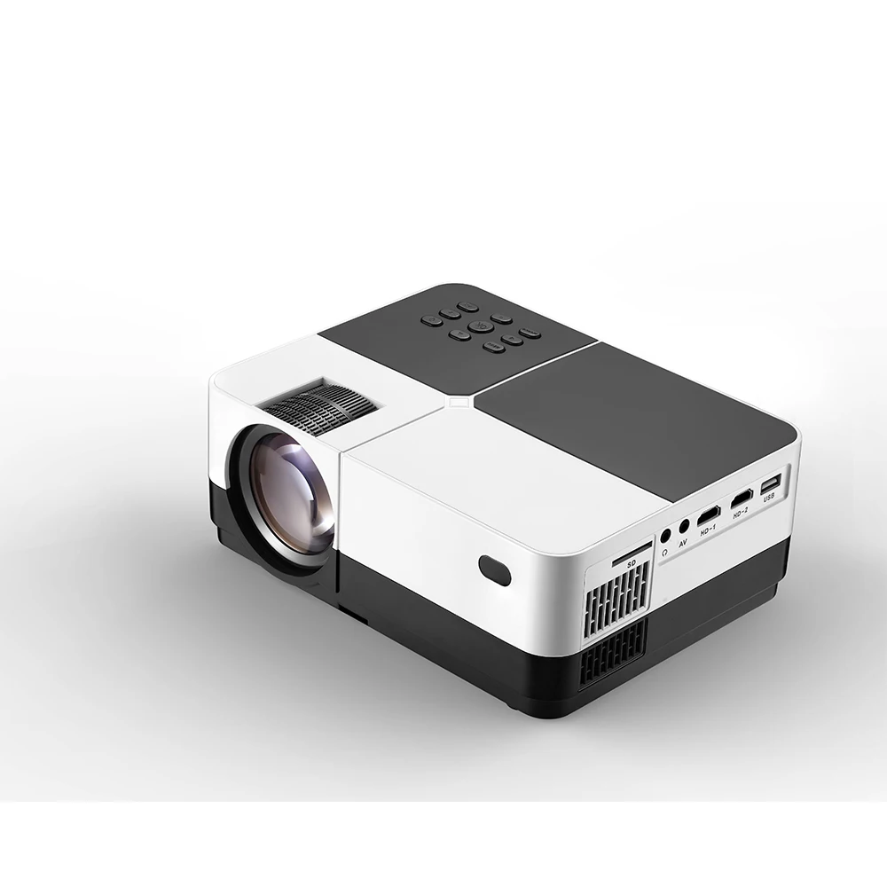 

New Design LCD Smart Camera 4k h2 Projector IR Remote Control Home Theater Video Projector 3D Proyector (Android extra 20 USD)