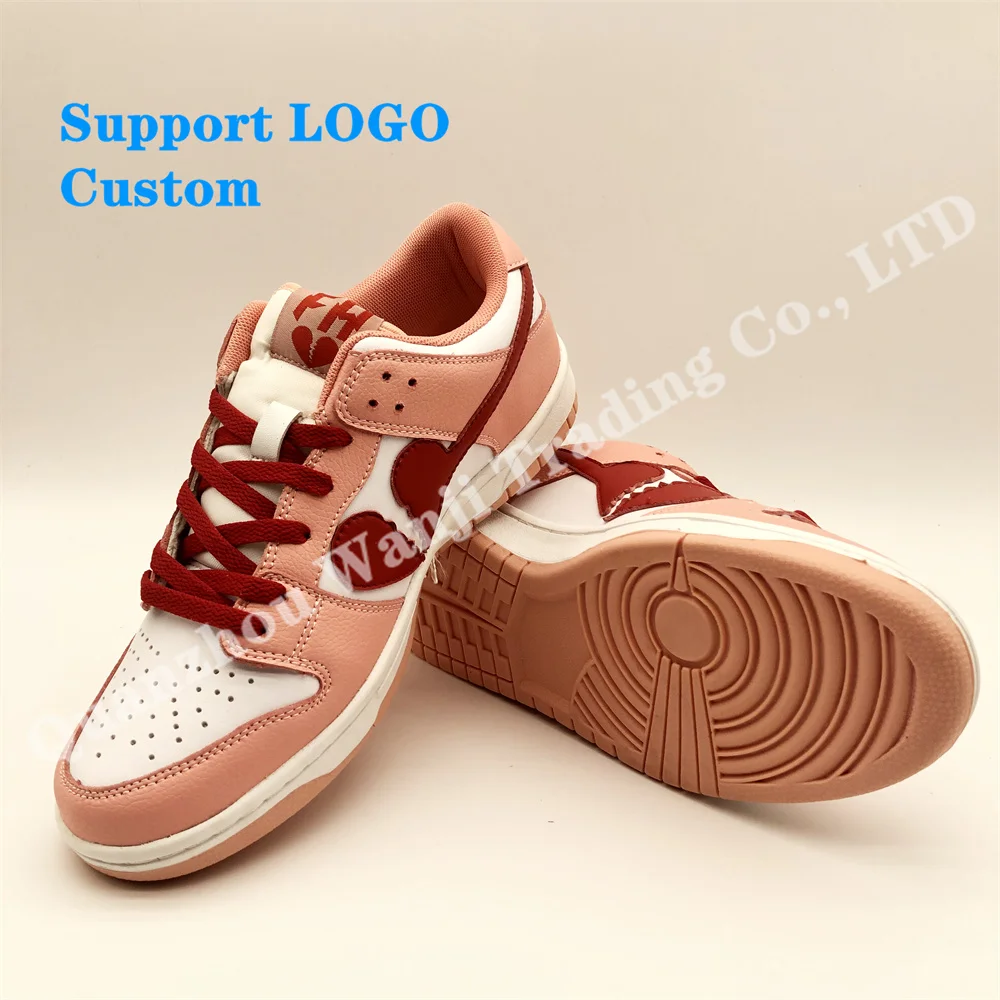 

Original Customize Men Blank Skateboard Cheap Inflatable NK Custom SB High Low Cut Sole Leather Dunkes Sneaker Shoes