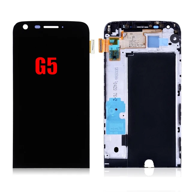 

5.3" LCD Display For LG G5 LCD Touch Screen Digitizer with Frame Replacement for LG G5 LCD Display H850 H840 H860 F700 H820 LS99, Black