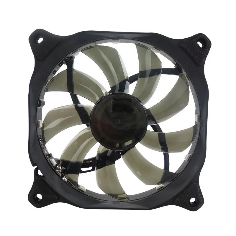 

Colorful gaming silent pc cooling 12cm case 3pin 4pin hydraulic bearing 120mm 120x120x25mm rgb led case fan