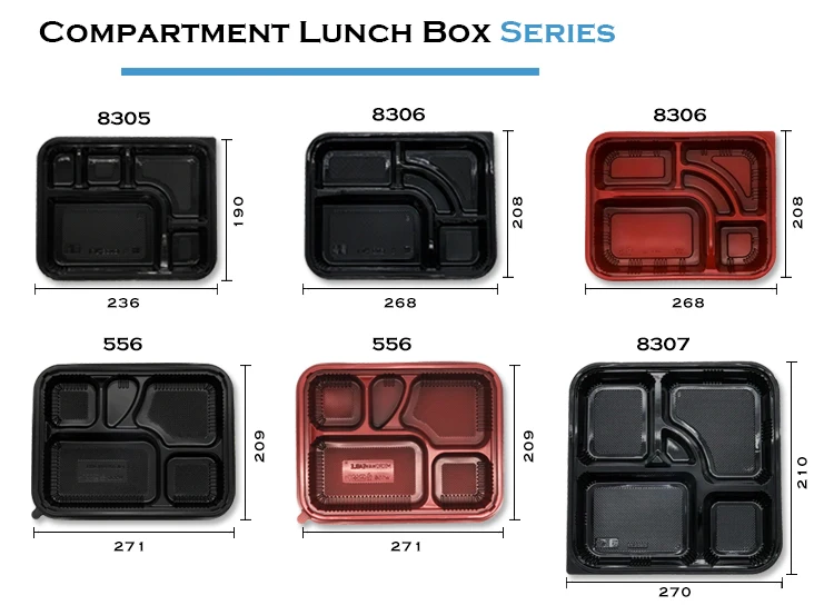 Wholesale Disposable Plastic Take Away Bento Lunch Box With Lid Buy