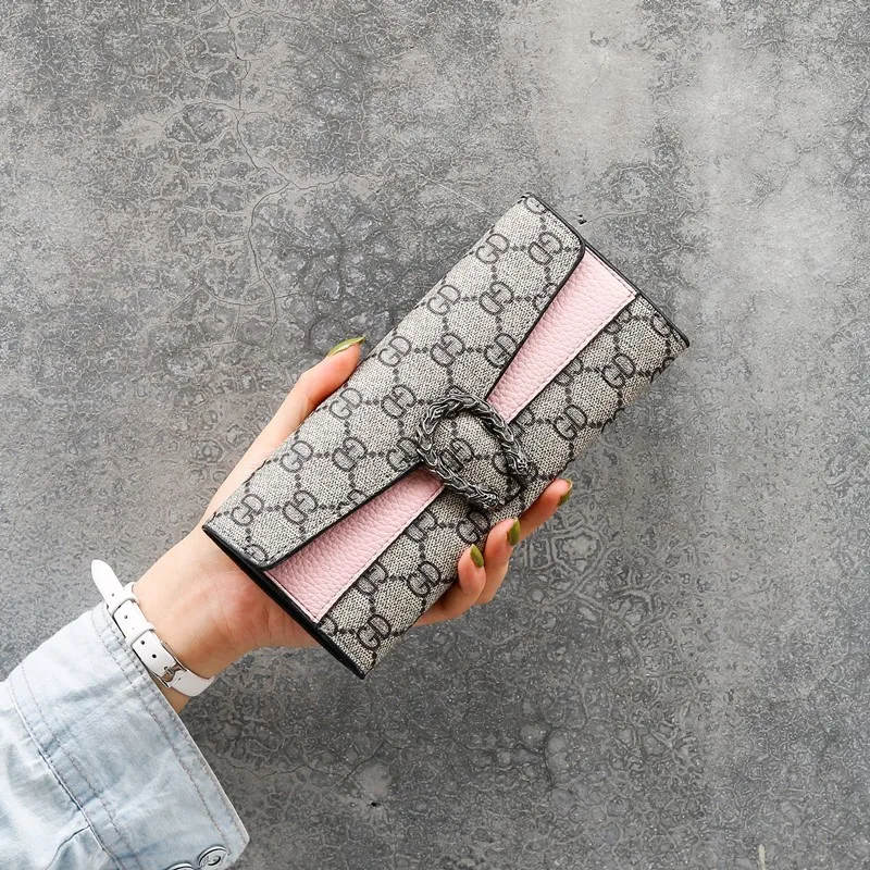 

Beautiful purse Leather Long Wallets Casual Zipper Cell Phone Purse Clutch bag For Ladies, 6 colors