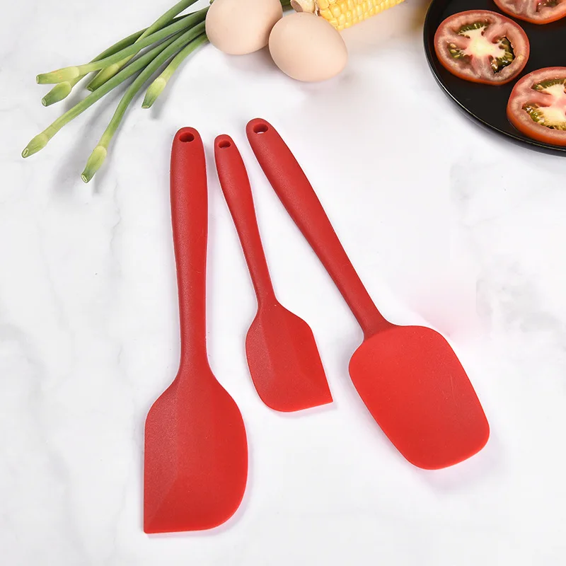 

Silicone Spatula 3-piece Set Heat-resistant Spatulas Non-stick Rubber Spatulas With Stainless Steel Utensil Set
