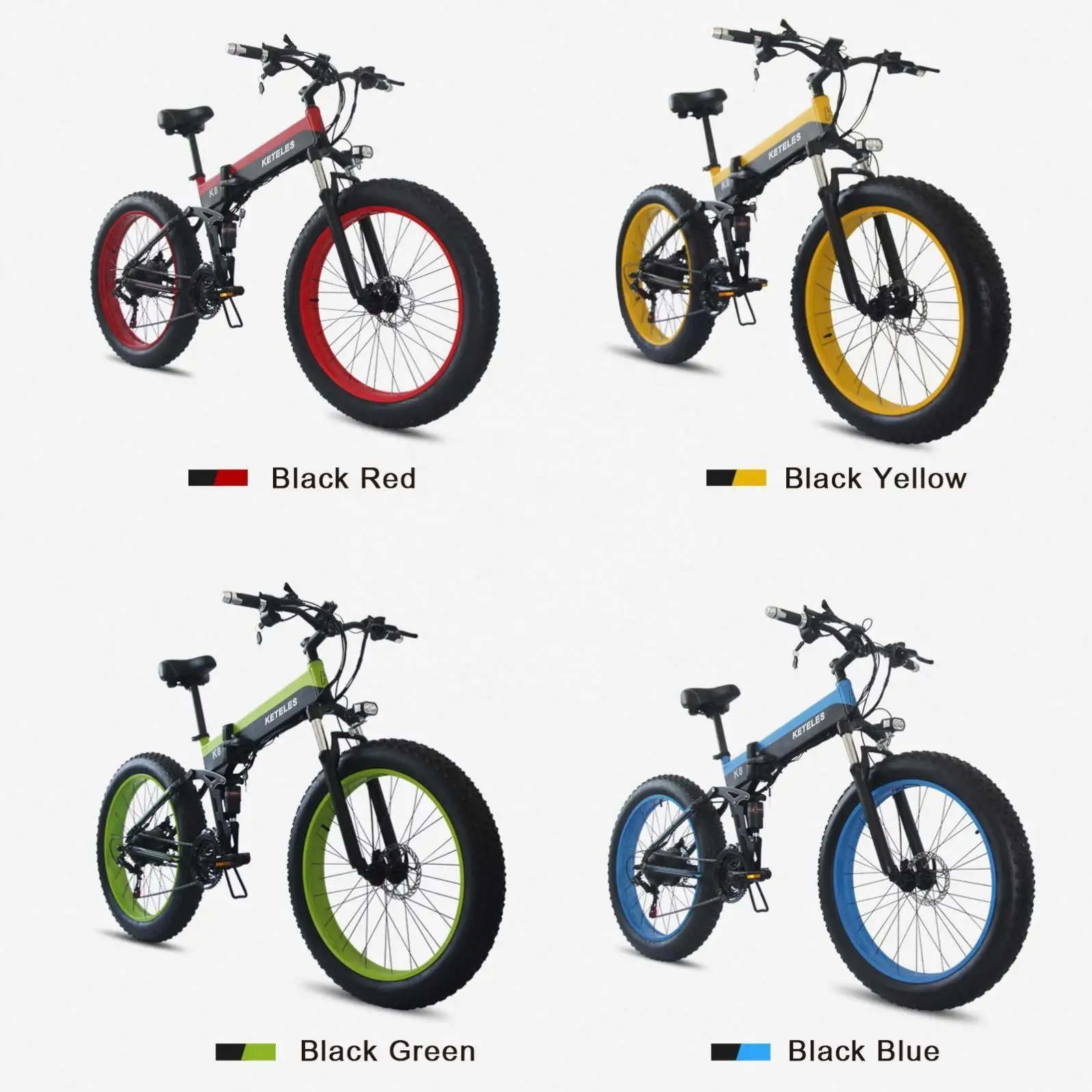 

2021 coolest 26 inch FAT Tire SNOW EBIKE 48v 1000w Mountain Electric bike with Large capacity lithium battery Powerful frame