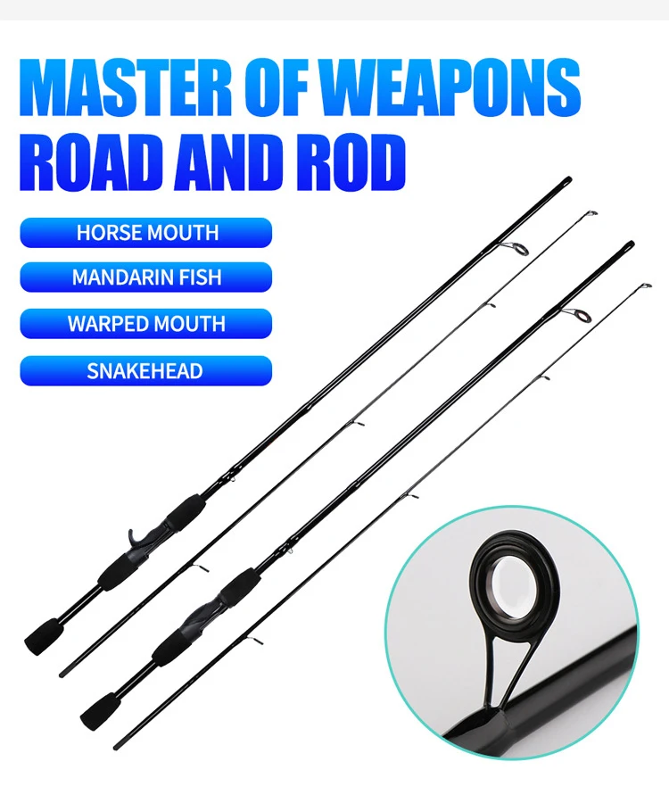 Factory Price Carbon Fiber Fishing Rod Eva Handle Lure Fishing Rod