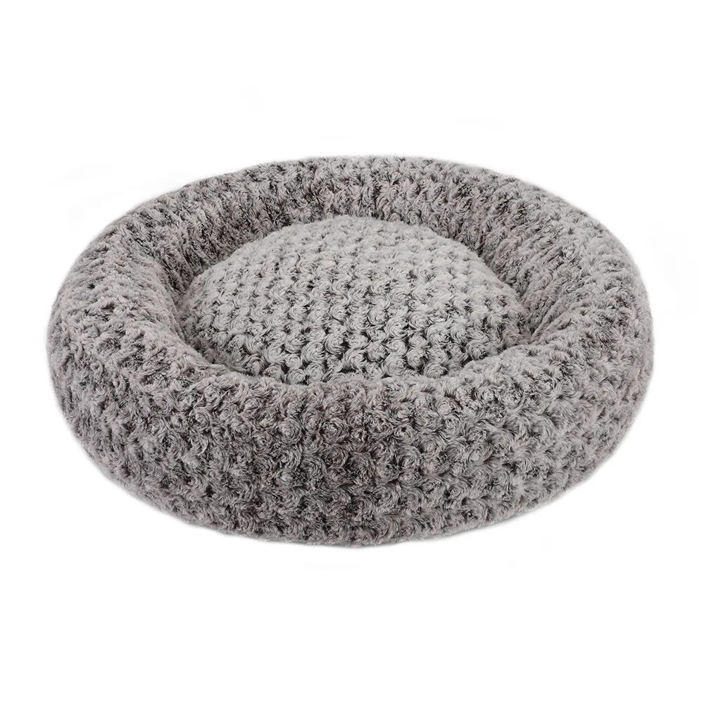 

ZMaker 2021 New Arrival 40cm Customized Wholesale Washable Luxury Large Pet Bed for Dog Donut Cat Bed
