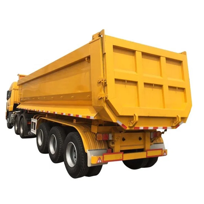 

Hot Sale 3 Axles Tipper Semi Trailer and Rear Dump Semi-trailer Manufacturer, Customers optional