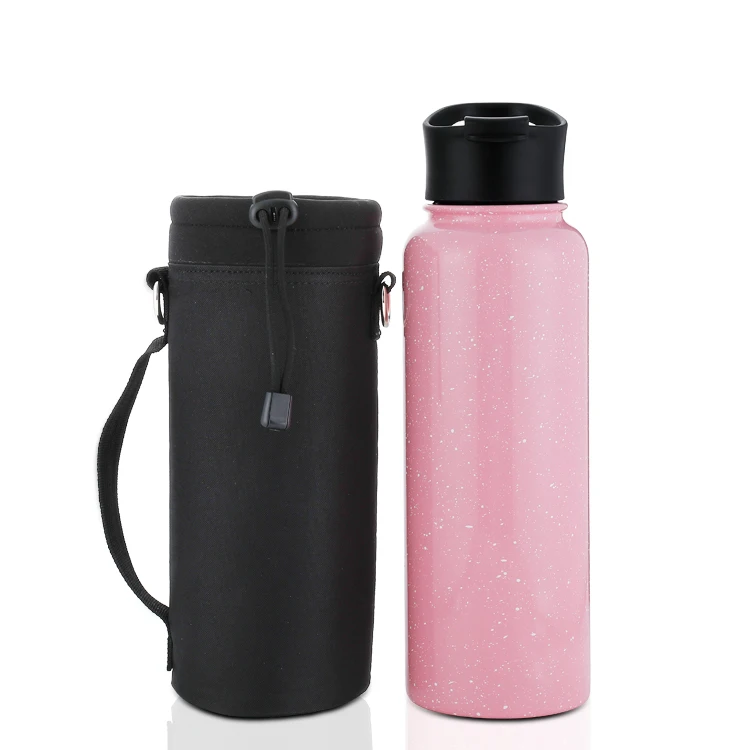 

40oz BPA free stainless steel insulated vacuum water bottles with straw lid customized color powder coating finish, Customized color acceptable