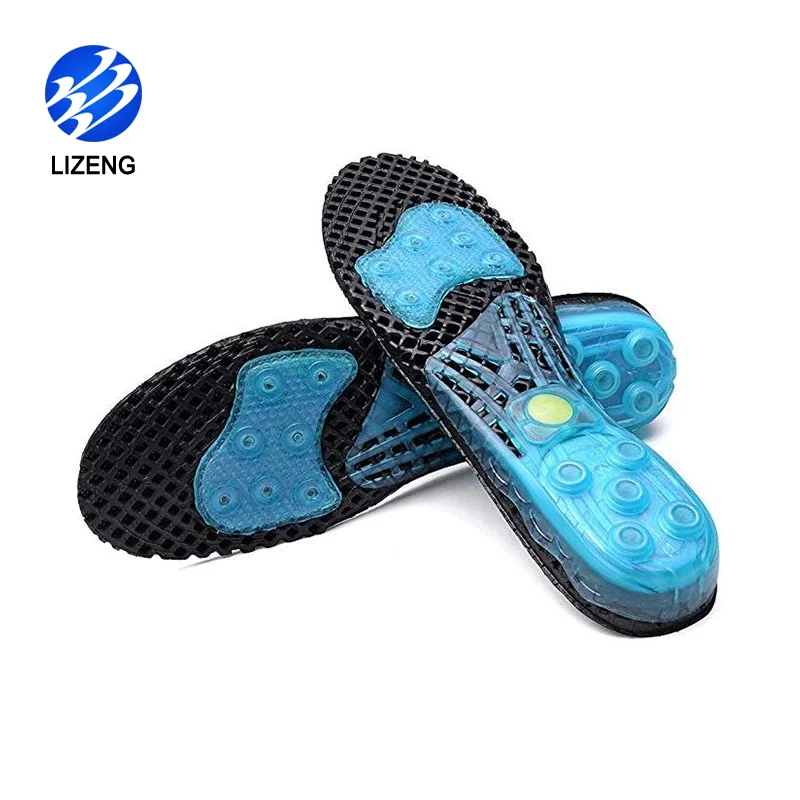 

Lizeng High Impact Sport Spring Cushioning Inserts For Hiking Running, Gray/black