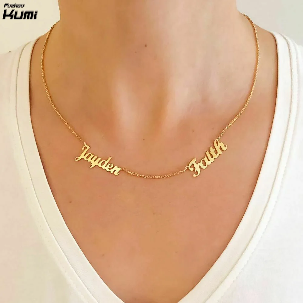 Letter Jewelry Silver 925 Necklaces 