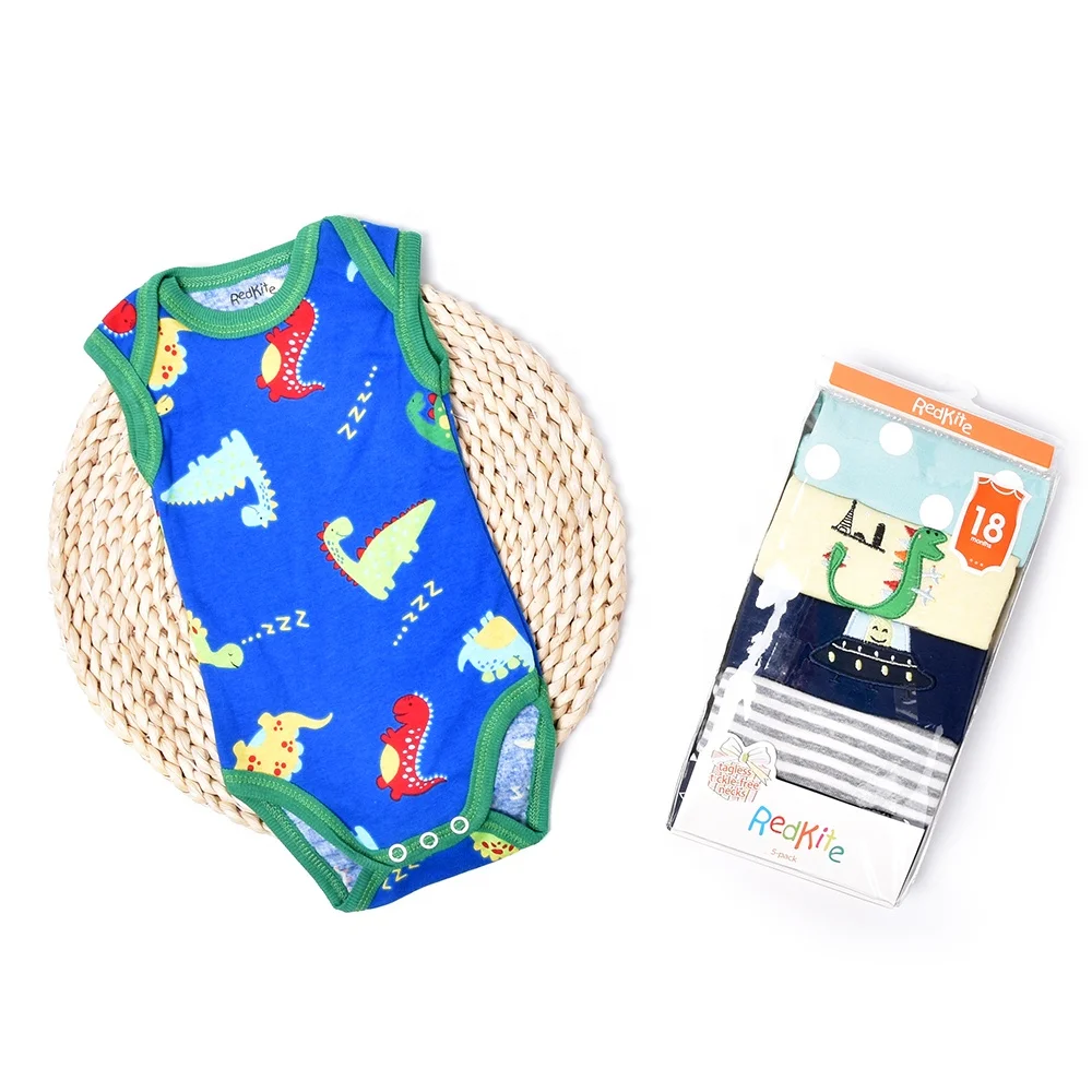 

Hot selling spring summer high quality unisex colorful cotton baby clothes baby romper, Random combination of multiple patterns or customized color