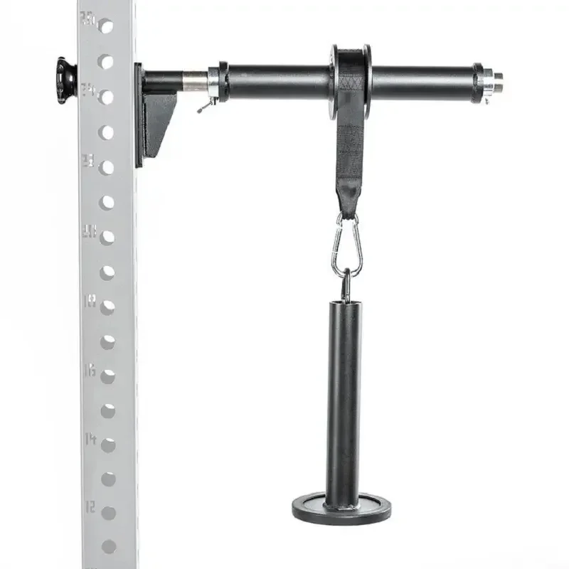 Soft Thick Foam Grip Handles Weight Bearing Forearm Wrist Roller Arm Strength Trainer for Power Rack
