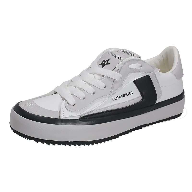 

2021 Original Custom Shoes Canvas Shoes for Men Lace up Vulcanized Flat Casual Sneakers