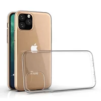 

New product ultra thin 0.9mm waterproof transparent clear tpu phone case cover for iphone 11 pro